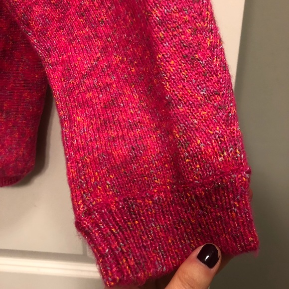 Hot Pink Confetti Sweater - Picture 3 of 4